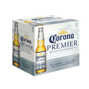 Corona Premier Mexican Lager Light Beer 12 oz Bottles