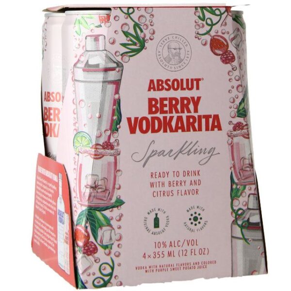 ABSOLUTBERRYVODKARITA4PK