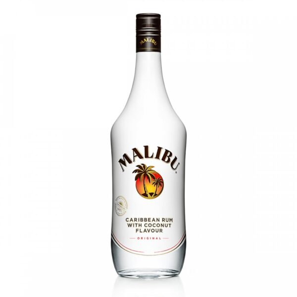 malibu caribbean rum with coconut flavour 210 1l 1